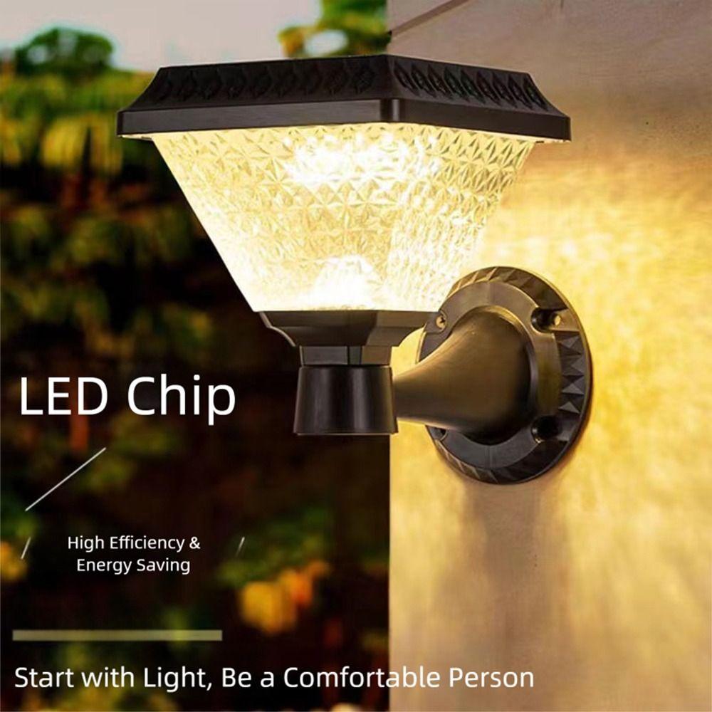 LED Lighting Outdoor Wall Light Solar Powered Staircase Light Simple Corridor Lamp  Yard Lighting