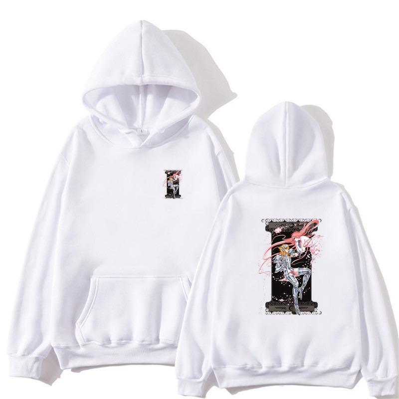 Пара стиль осень зима бархат ретро уличный стиль модный бренд принтованный свитшот с капюшоном пуловер