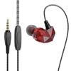 Оригинальные наушники QKZ AK6 Copper Driver HiFi, проводные, спортивные, с басами, стереогарнитура, музыкальные наушники-вкладыши 3,5 мм с микрофоном