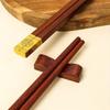 Набор бытовых палочек для еды из розового дерева, палочки для еды из массива дерева, деревянные палочки для еды, японская деревянная посуда, красные
