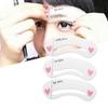 3Pcs Eyebrow Stencil Molds Soft Professional Makeup Tool Assistant Eyebrow Stencils for Home