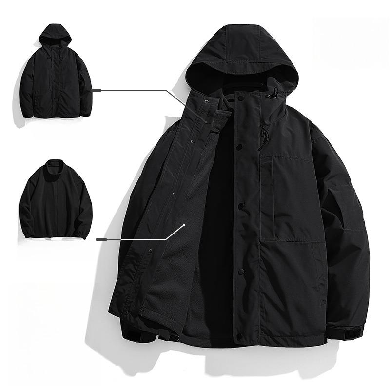 Дорожная куртка куртка Женский альпинистский костюм Уличная куртка-трансформер три-в-одном Мужская и женская одинаковая одежда
