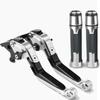 CNC Aluminum Brake Clutch Lever Handlebar Grips Kawasaki Versys 650 Anti-Slip Performance Upgrade