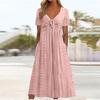 Women's Summer Dresses Casual Sundress Loose Flowy Midi-Dresses With Pockets