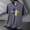 Мужская футболка из чистого хлопка, 10 цветов, S-6XL