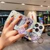 Масляная живопись Цветочный браслет Ударопрочный чехол для телефона Для iPhone 13 15 17 Pro Max