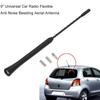 Car Radio Universal Flexible Anti-Noise Bee Aerial Sting Air Aerial, Car Universal Roof Radio Antenna 9 Inch AM/FM Modified Antenna Pole With 3 Screws