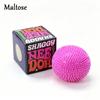 Needoh Maltose Fuzzy Spiky Fuzz Ball Complete Set Soft Squishy Rebound Portable Stress Anxiety Relief Toy Hand Squeeze Play With