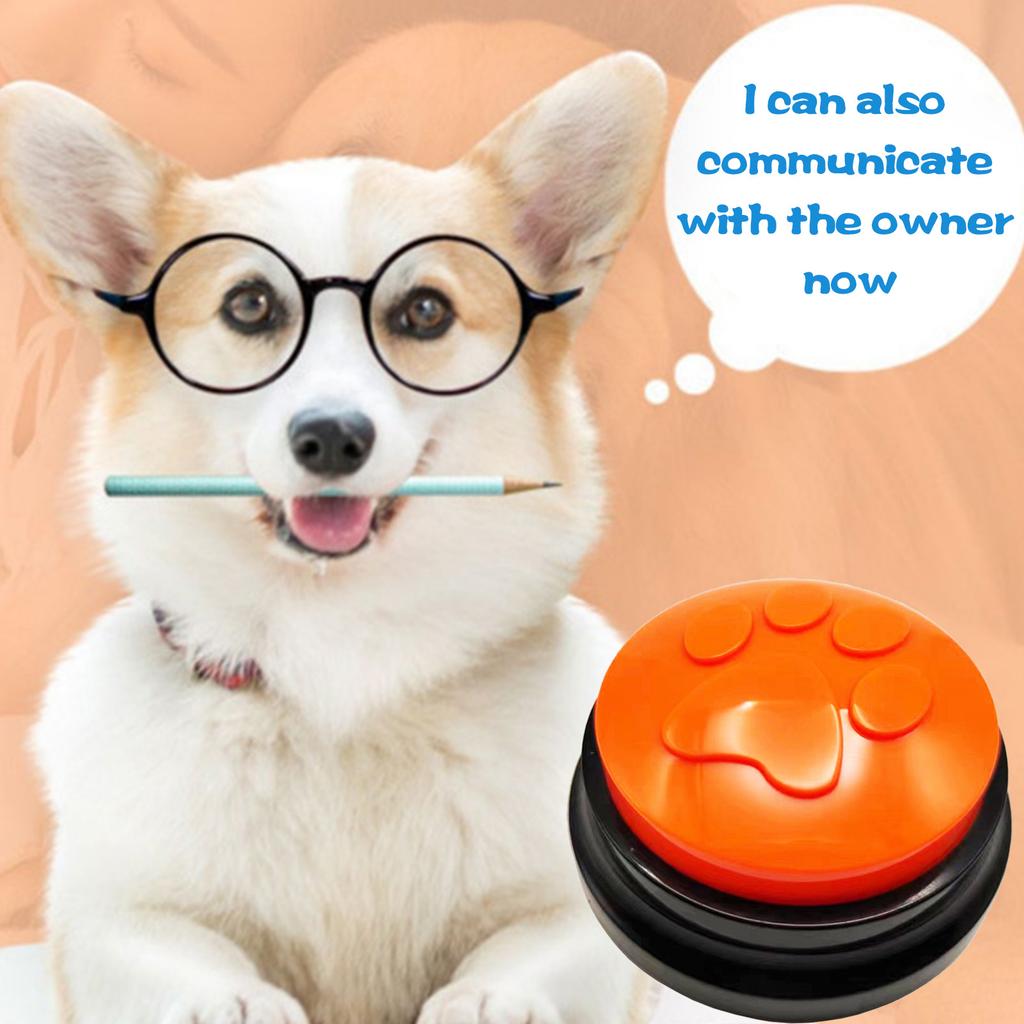 Dog Buttons for Communication Talking Pet Clear Sound Quality Recordable Answer Buzzers Exercise Pet's Body Interactive Dog Buttons