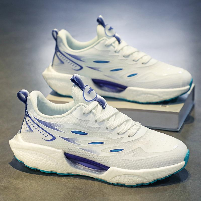 Кроссовки для студентов. Мужские нескользящие легкие дышащие кроссовки. Женские кроссовки для бега с мягкой подошвой и амортизацией.