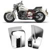 Боковые крышки аккумулятора для мотоцикла Yamaha V-Star XVS400 XVS650 Dragstar DS400 DS650 Custom Classic Левая Правая Защита обтекателя
