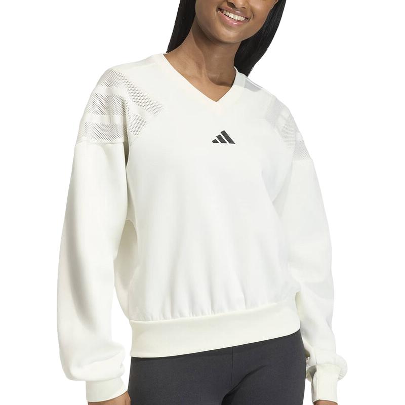 adidas W Fi 3S Mt Sw Свитшот с V-образным вырезом Женский свитшот KC5816