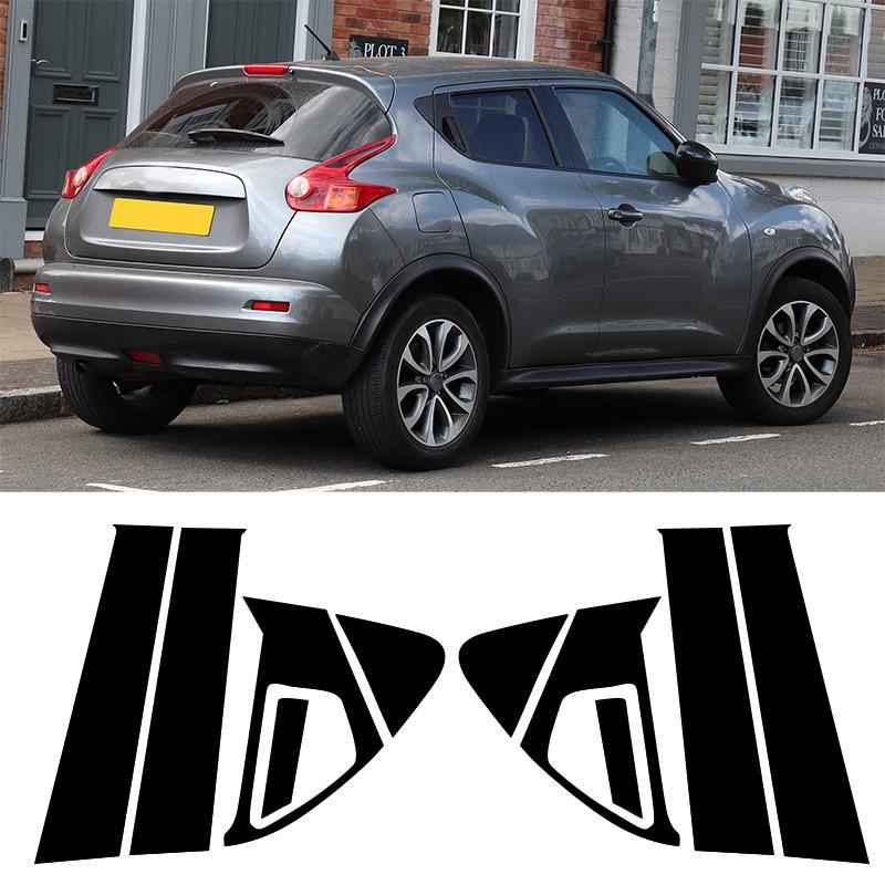 10 шт./комплект Подходит для Nissan Juke 2011-2017 Автомобильные стойки двери Оконные стойки BC Накладка Наклейка Покрытие Декоративная