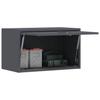 Wall Mounted Garage Cabinet with Gas Spring Door Anthracite