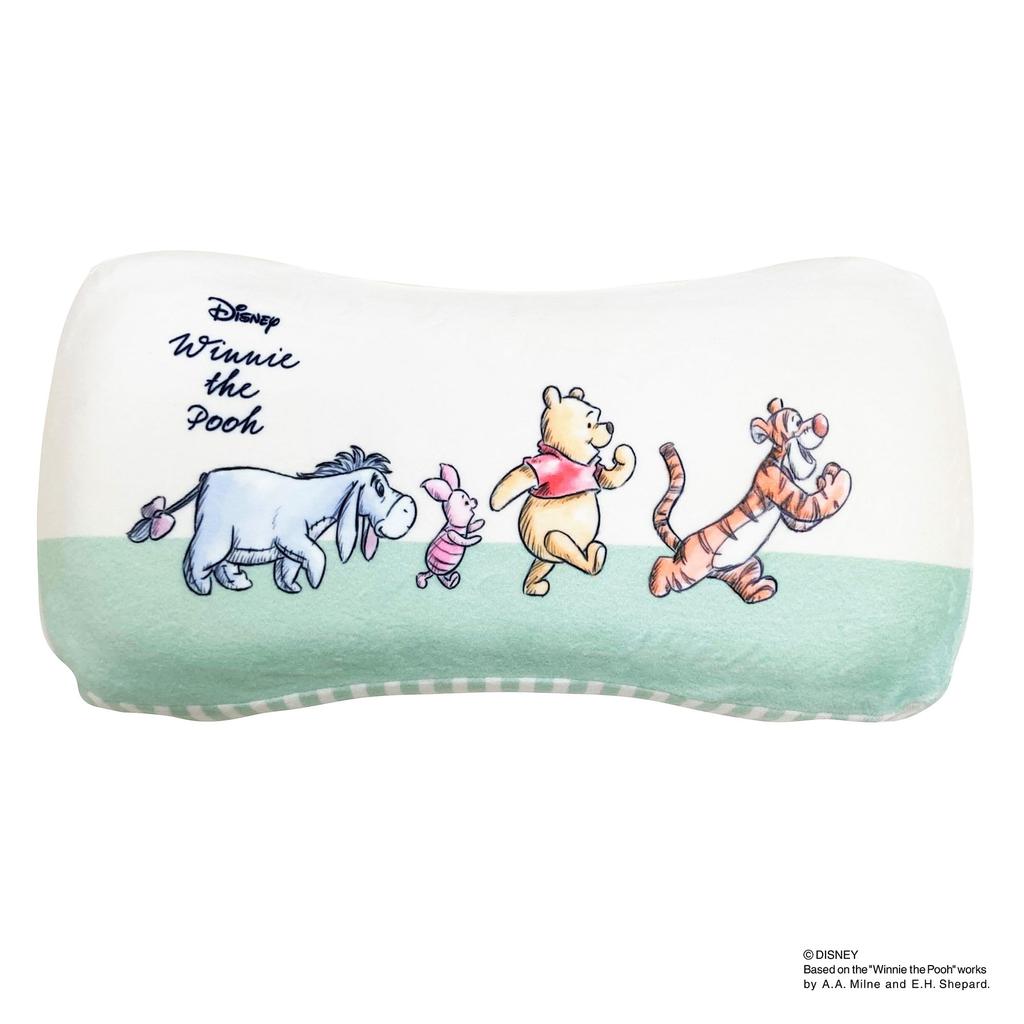 MORIPiLO Morishita подушка с эффектом памяти Винни-Пух 15x30 см поддержка талии поддержка спины мягкая игрушка подушка товары с персонажами Disney зеленый 4621179