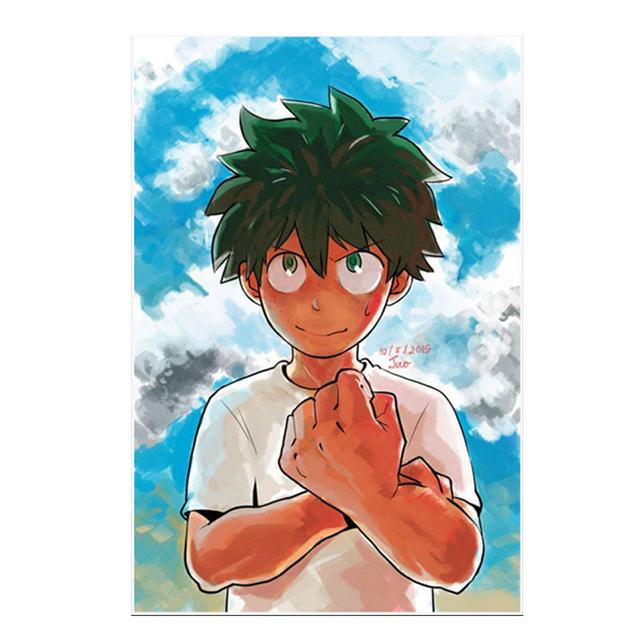 Япония герой аниме эстетика картины холст живопись плакаты и принты художественная академия росписи дома детская комната стены украшения дома без рамки