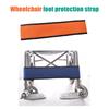 Multiple Size Wheelchair Leg Straps Adjustable Soft Comfortable Wheelchair Calf Strap For Wheelchair User Braces Support