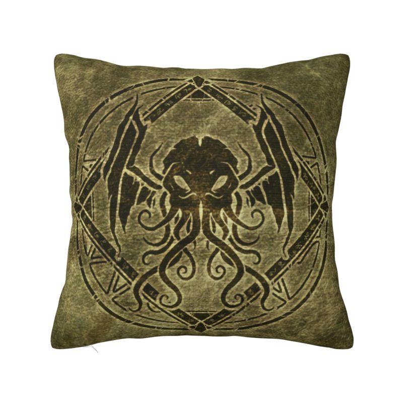 Custom Cthulhu Nordic Cool HP Lovecraft Cushion Cover Polyester The Old God of Rlyeh Pillow Case Home Decor