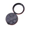 1PC Portable Round Compact Coin Dispenser Case Handheld Aluminum Change Coin Holder Organizer Round Aluminum Coin Holder