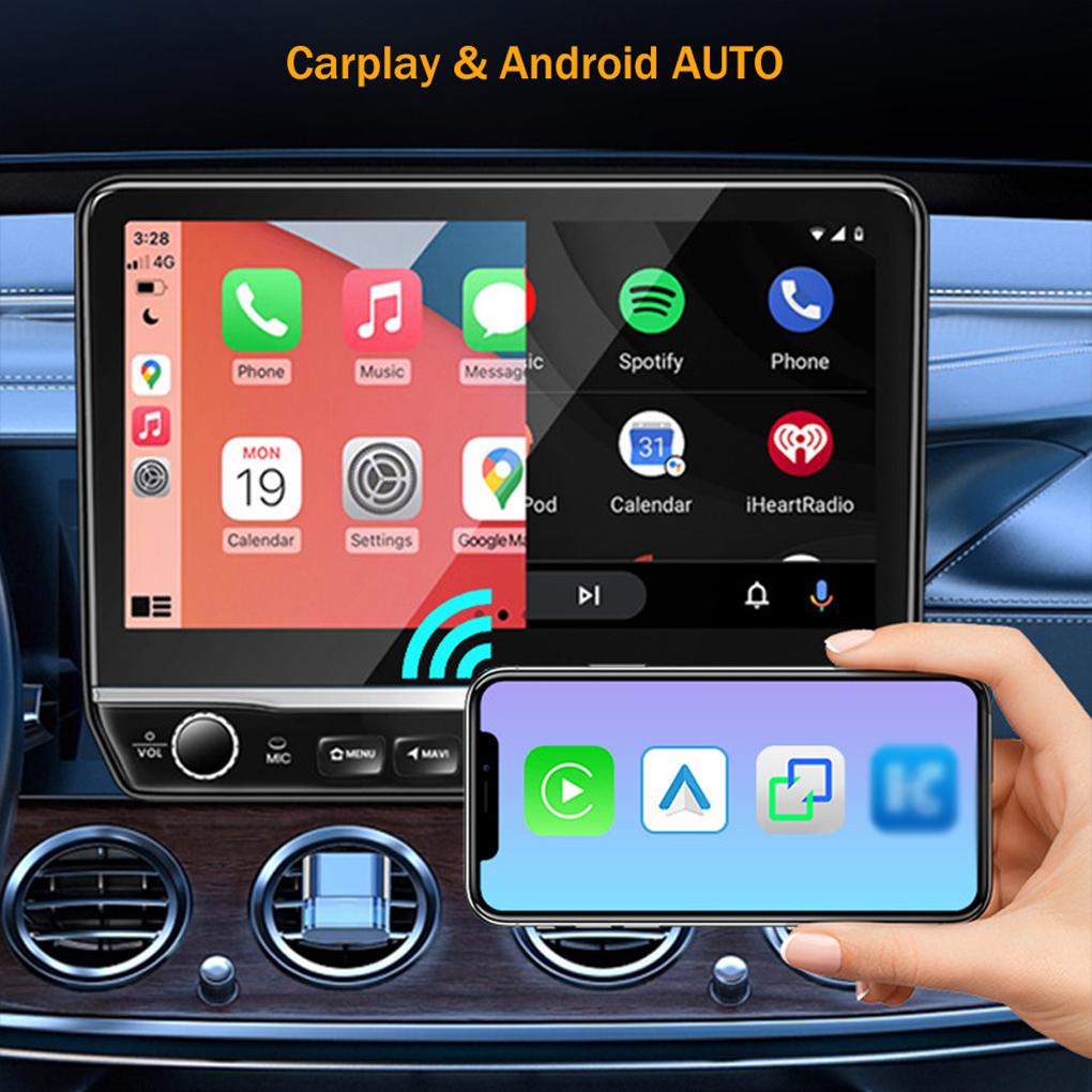 Android 13 Автомобильный Радиоприемник GPS Навигация Мультимедиа Видео Плеер 10 дюймов IPS Carplay Стерео Головное Устройство Динамики 2 Din 2+32G