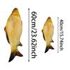4060Cm 3D Simulation Gold Fish Plush Toy Stuffed Soft Animal Carp Plush Pillow Creative Sofa Pillow Cushion Gift For Kids