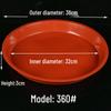 Thickened Round Plastic Flower Pot Water Tray - Large Draining Base for Succulents & Golden Pothos.
