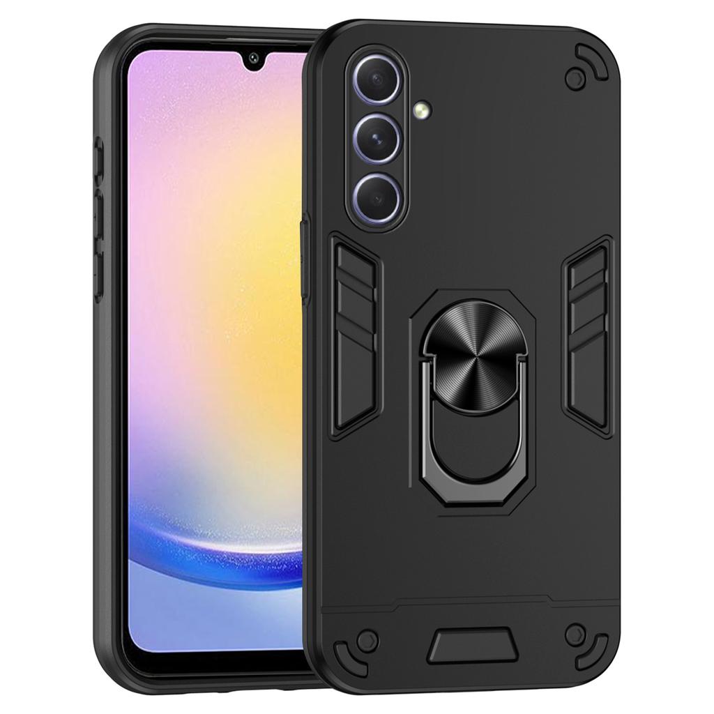 For Samsung Galaxy A25 5G (Global) (161.0 x 76.5 x 8.3mm) Case Kickstand Car Mount Phone Case