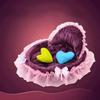 Creative Dog Kennel Pet Bowknot Lace Princess Bed Oval Princess Kennel Pet Dog Bed