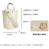 Advanced sense of foreign gas bucket bag women's 2025 new commuter vegetable basket bag portable shoulder messenger women's bag