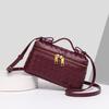 Fashionable and Popular Lunch Box Bag Handmade New Zipper Bag Trendy One-shoulder Hand-slide Straddle