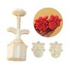Traditional Pastry Mold Mooncake Molds Plastic Dessert Moulds Spring Festival Character Mold Suitable for Festive Treats