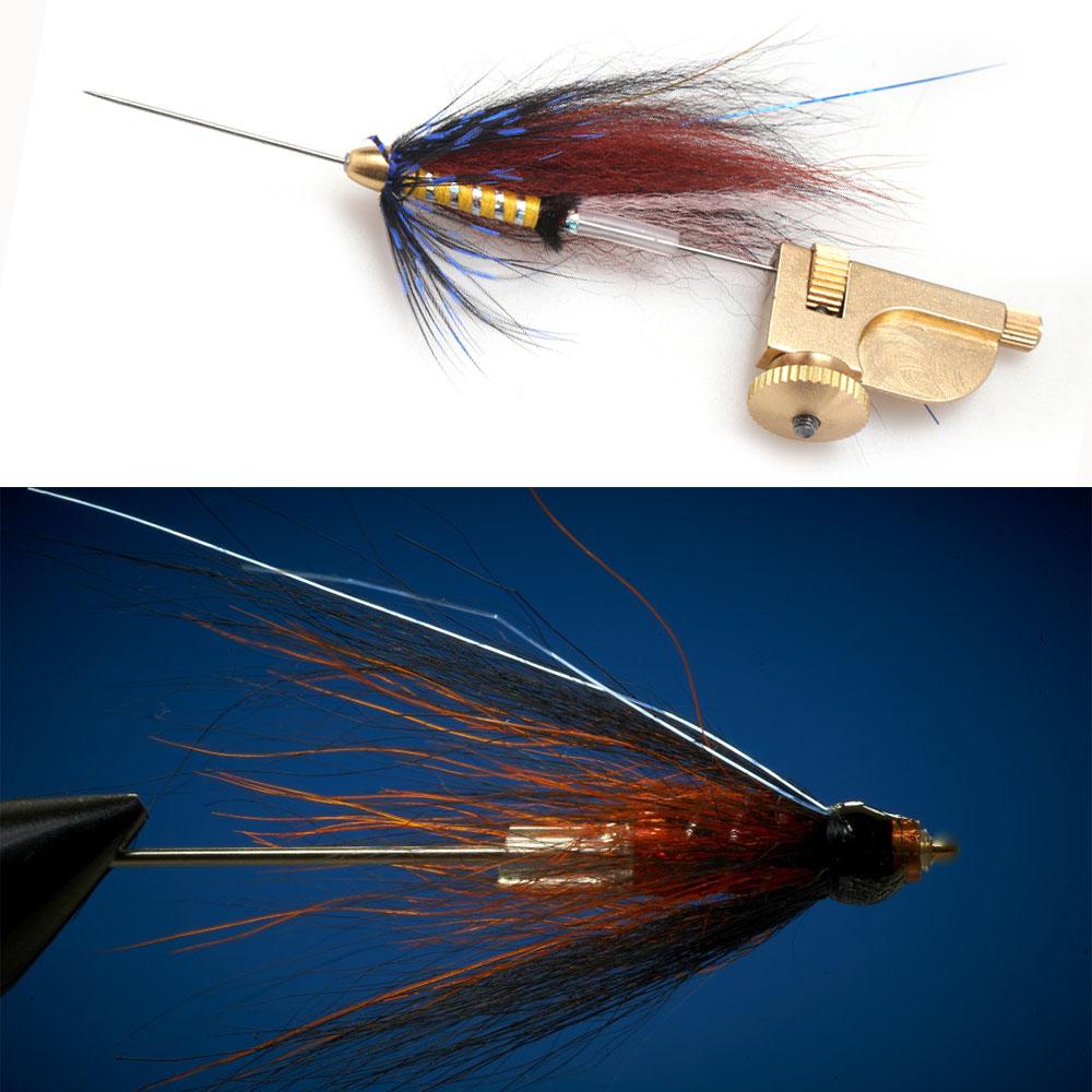 1 комплект инструментов для вязания трубчатых мушек, адаптер из латуни и нержавеющей стали с иглами 3 размеров для трубчатых мушек, подходит для губок тисков для нахлыста