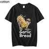 Футболка унисекс с изображением чеснока и хлеба, винтажная футболка из 100% хлопка When Ur Mom Com HOM N Maek Hte, женские удобные свободные футболки унисекс, уличная одежда