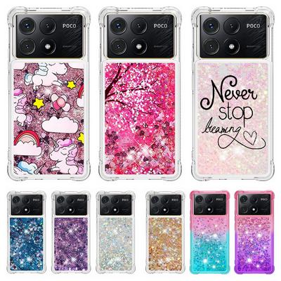 Чехол Poco X6 Pro для Xiaomi Poco X6 Pro с рисунком Quicksand Liquid Cover для Xiomi PocoX6 X 6 X6Pro Phone Case Funda