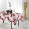 Nappe - Winter Love - 140x300cm - Rouge - Synthétique - Lavable En Machine