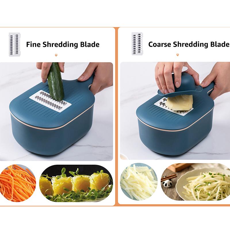 1 комплект, многофункциональная терка для картофеля, моркови, огурца, терка с ситечком, кухонная корзина для мытья овощей