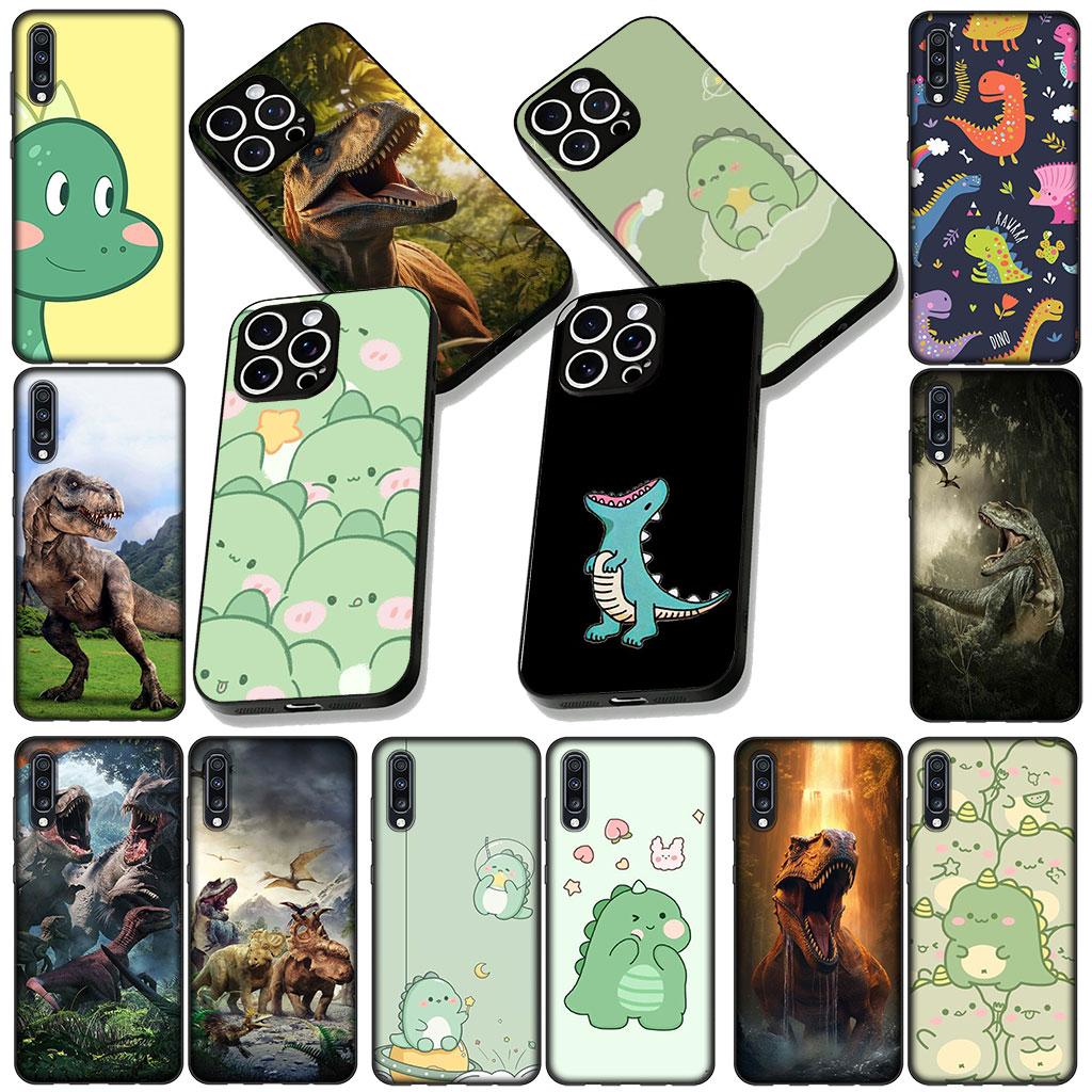 Soft Cover for Samsung Galaxy Note 20 9 8 S8 S10 S9 Plus A54 A33 A21S A31 M21 S10E A17 Coque Phone Case Cartoon Dinosaurs