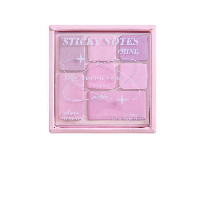 Креативный мини-записка для студентов, модный градиентный цветной блокнот с тенями для век, стильный блокнот для скрапбукинга, школьные принадлежности