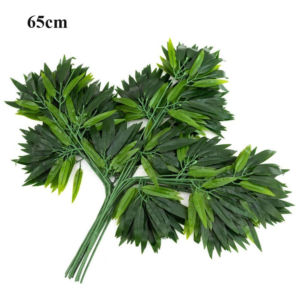 10 стилей Имитация листьев Зеленый цвет Поддельные листья Новые свадебные украшения Украшения для дома