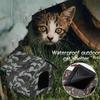 Waterproof Foldable Outdoor Cat House Winter Shelter Proof Sun Pet House Design Tent S6L9