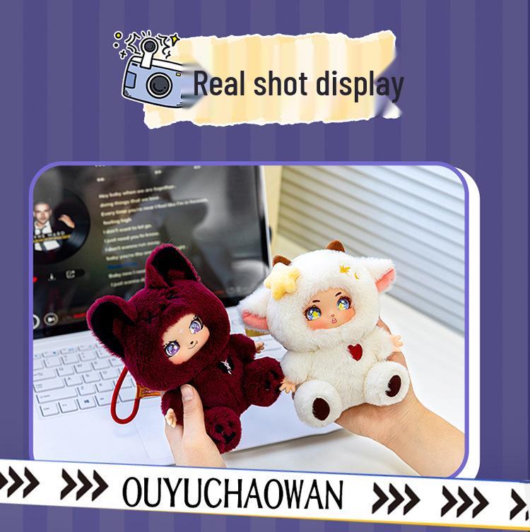 Милая виниловая кукла-подвеска из серии «Оборотень» - модный подарок для девочек