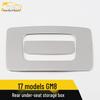 GM8 Rear Seat Stainless Steel Storage Box Decorative Panel and Armrest Sequin Sticker