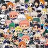 100Pcs/Set Q Jujutsu Kaisen Mini Diary Manual Stickers DIY Scrapbooks Album Decor Decals Stickers