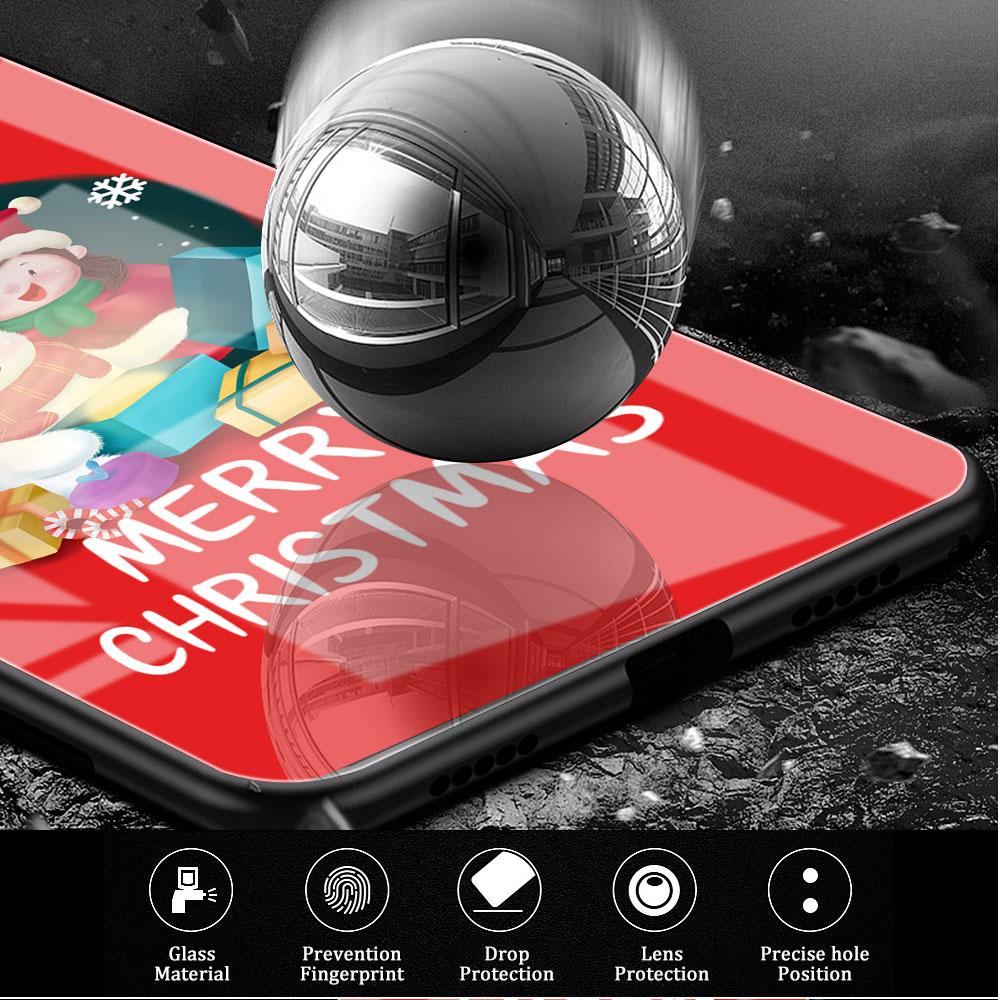 Рождественский мультяшный снеговик стеклянный чехол для Samsung Galaxy S22 S20 FE S21 Plus чехол для телефона S10 5G S9 Note 20 Ultra 10 Lite оболочка
