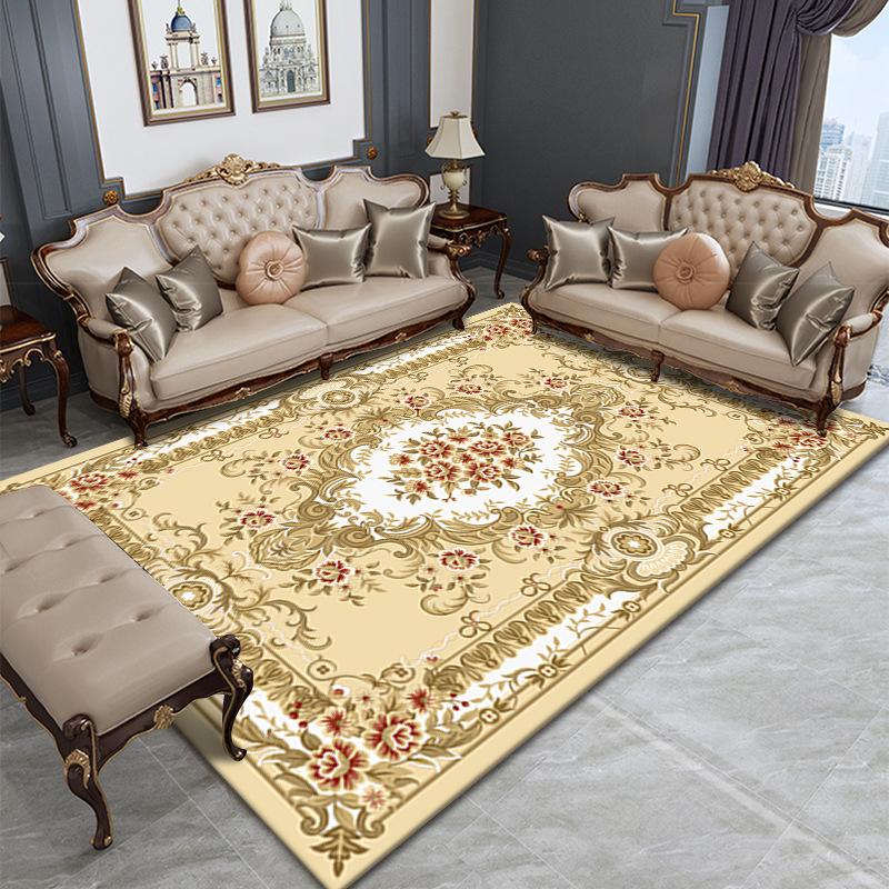 Европейский ковер Ретро Дом Спальня Кровать Гостиная Отель Гостевой дом Напольный коврик