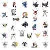 Gundam Sticker Set 50 Pieces Robot Action Figure Robot Sticker Pack Suitable for Laptop Bicycle Helmet Etc.