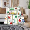 This adorable 3D Snoopy cartoon flannel blanket is comfortable and soft, perfect for use in bedrooms, beds, sofas, picnics, and