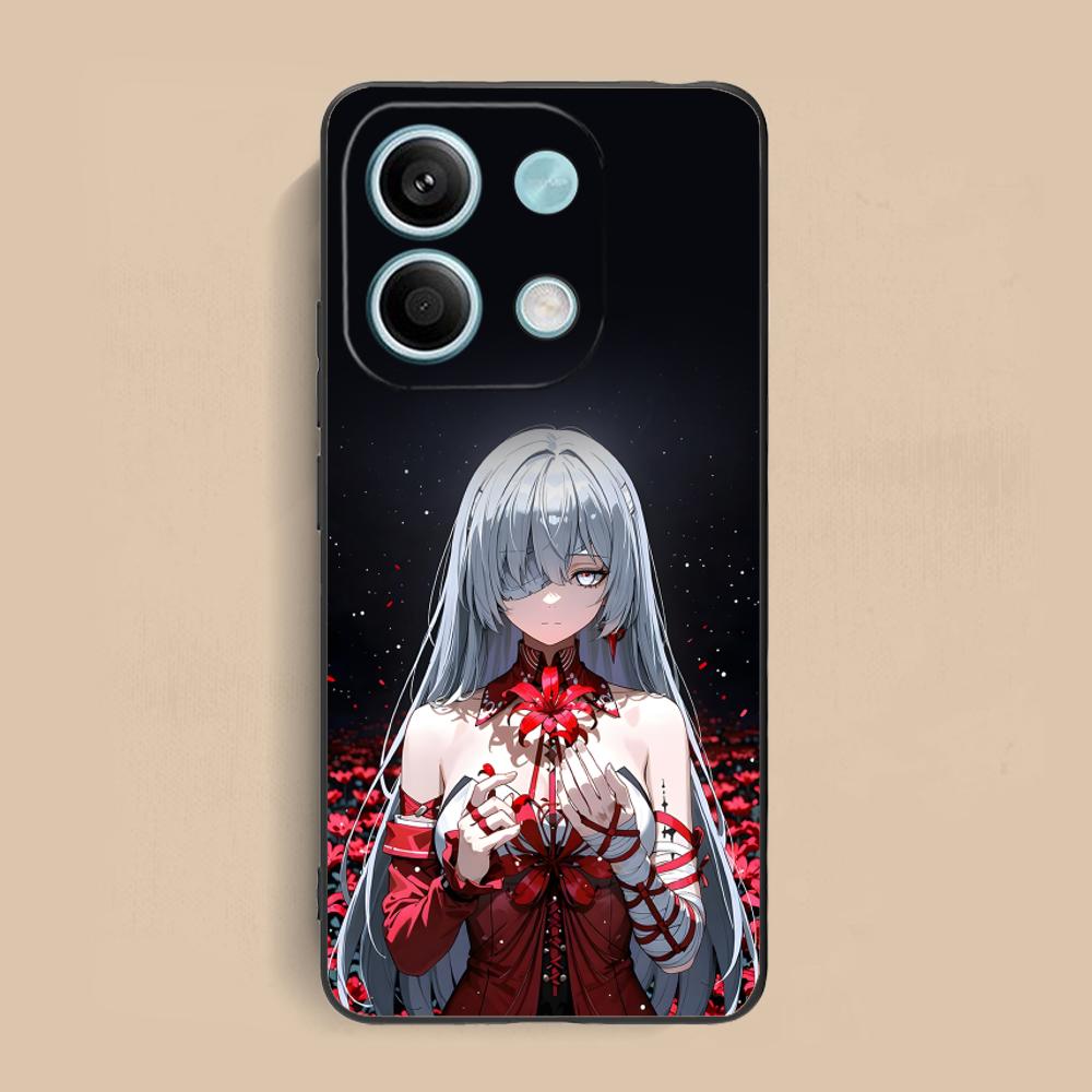 Чехол для мобильного телефона Wuthering Waves Phrolova Матовый ТПУ для Xiaomi Redmi Note 14 13 12 11 S Pro Plus 4G 5G Цветная Печать