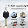 Yousheng Мини-светодиодный брелок-фонарик Супер яркий с высоким люменом 2 режима Компактный размер Портативный уличный фонарик COB Аварийный брелок для ключей