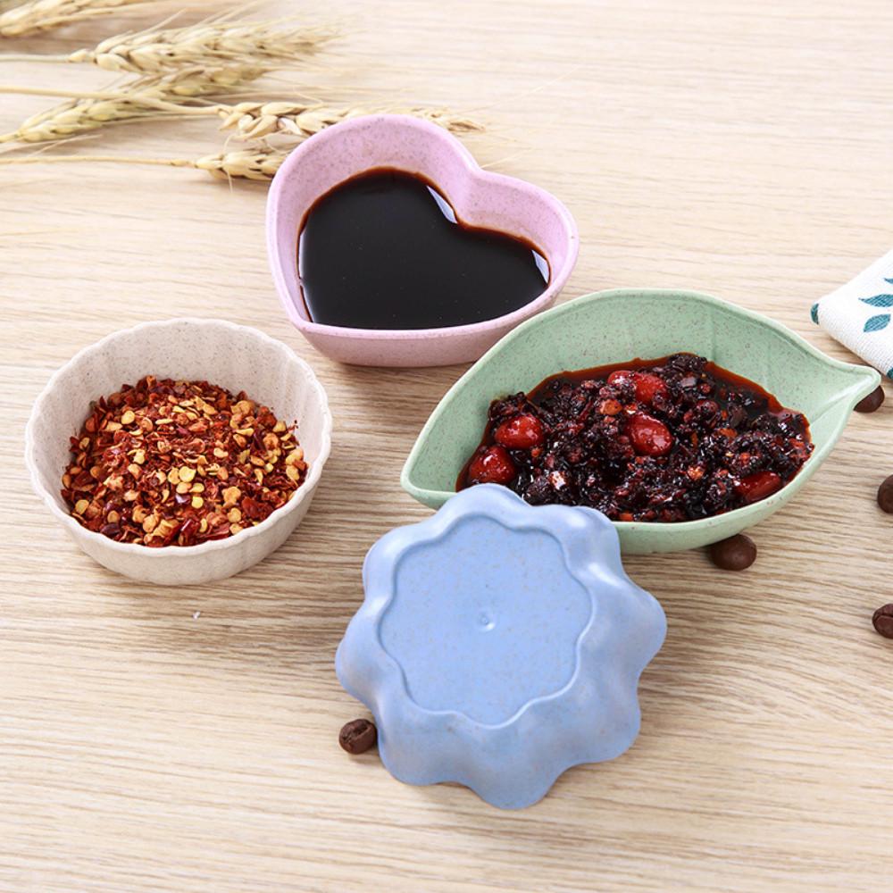 Кухня Еда Соус Блюдо Соус Приправленная Горчица Трава пшеницы Миска соуса Блюдце Маленькая боа со вкусом уксуса